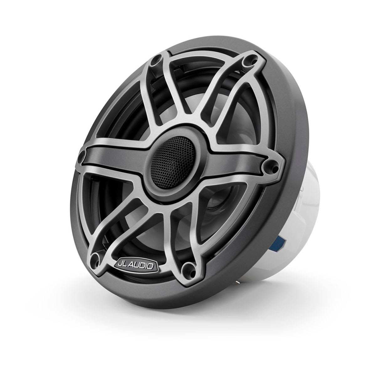 JL Audio® M6 Marine Speakers 6.5" with Titanium Sport Grille (M6-650X-S-GmTi) - Image 4