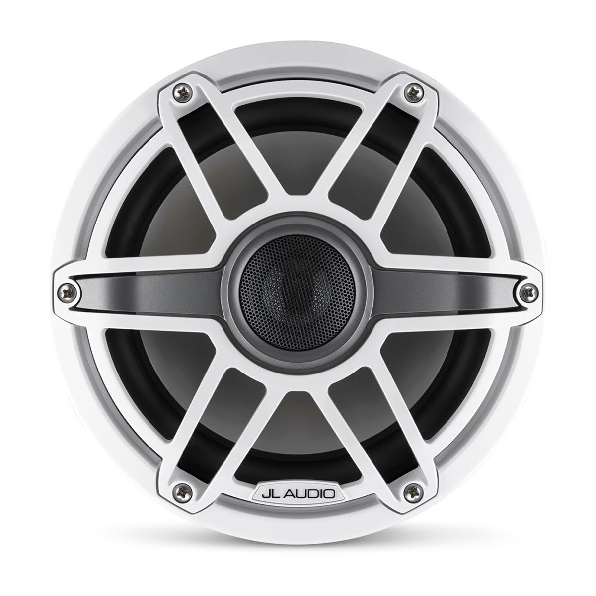 JL Audio® M6 Marine Speakers 8.8" with White Sport Grille (M6-880X-S-GwGw) - Image 2
