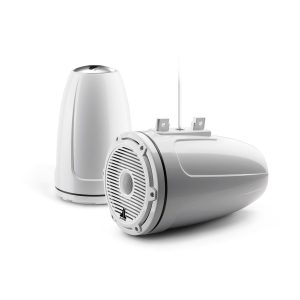 JL Audio® M6 Enclosed Tower Speakers 7.7" with White Classic Grille (M6-770ETXv3-Gw-C-3Gw)
