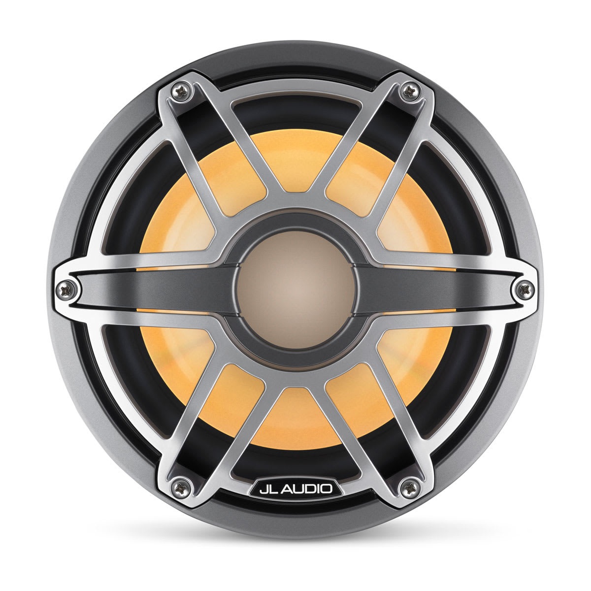 JL Audio® M6 Marine Subwoofer 8" with LED and Titanium Sport Grille (M6-8IB-S-GmTi-i-4)