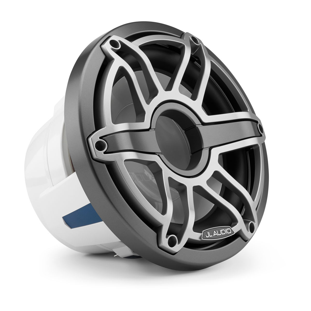 JL Audio® M6 Marine Subwoofer 10" with Titanium Sport Grille (M6-10W-S-GmTi-4) - Image 2