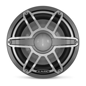 JL Audio® M6 Marine Subwoofer 10" with Titanium Sport Grille  (M6-10B-S-GmTi-4)