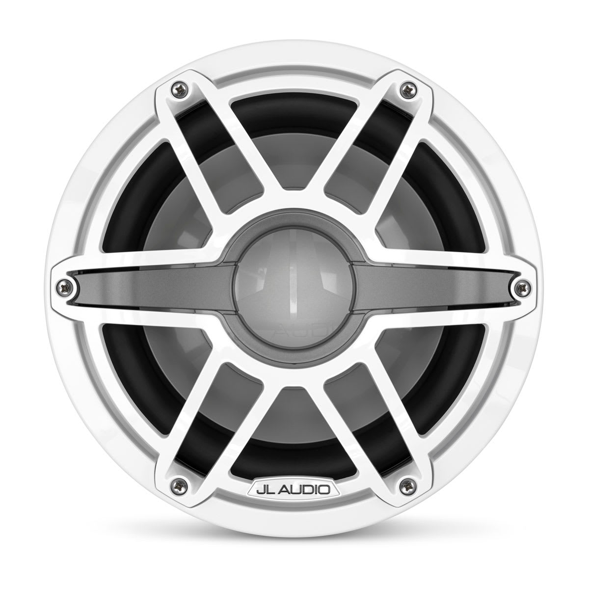 JL Audio® M6 Marine Subwoofer 10" with White Sport Grille (M6-10W-S-GwGw-4)