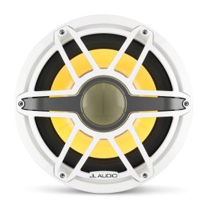 JL Audio® M7 Marine Subwoofer 12" with LED and  White Sport Grille (M7-12IB-S-GwGw-i-4)