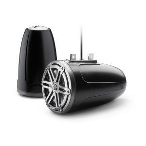 JL Audio® M3 Enclosed Tower Speakers 7.7" with Gray Sport Grille (M3-770ETXv3-Sb-S-Gm)
