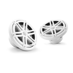 JL Audio® M3 Marine Speakers 7.7"with White Sport Grille (M3-770X-S-Gw)