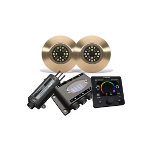 Lumishore® TIX404 Underwater Interchangeable Thru-hull Set 2 RGBW Lights-hub-LUX  Command Center-display