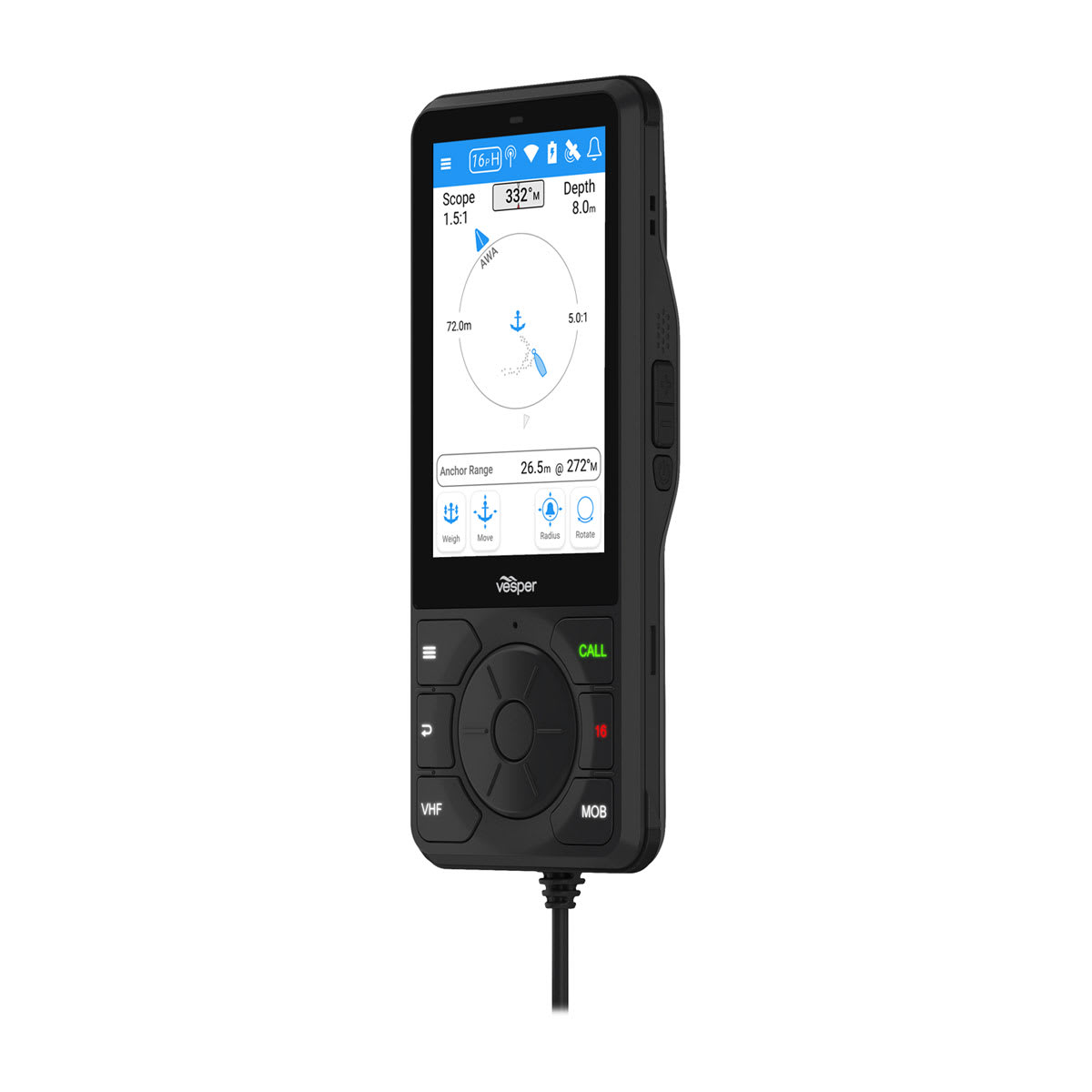 Cortex™ H1 and H1P Handsets Tethered Handset - Image 2
