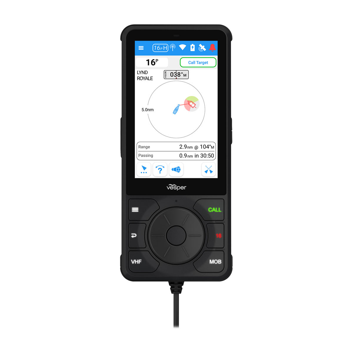 Cortex™ H1 and H1P Handsets Tethered Handset - Image 4