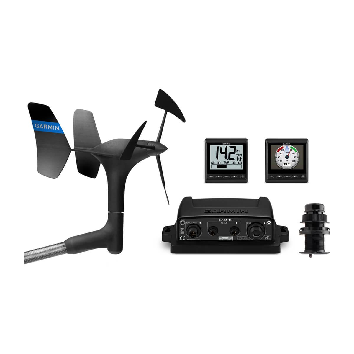 GMI™/GNX™ Wired Sail Pack 52 GMI™ 20, GNX™ 20, gWind™ Wired and DST810 transducers