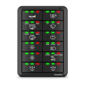 EmpirBus™ SP8 and EmpirBus™ SP12 Switches SP12, Vertical